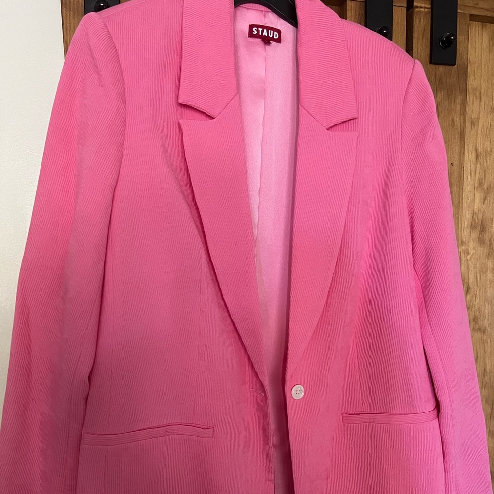 Brand new Staud pink blazer